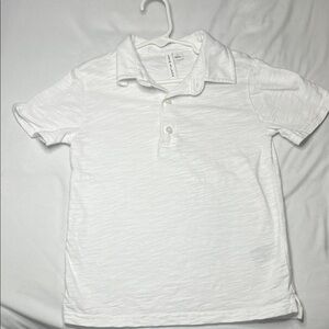 Janie and Jack Classic White Kids Polo